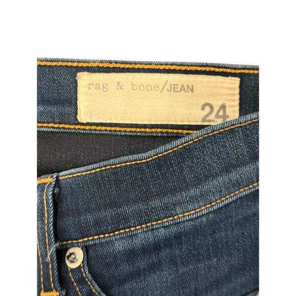 Rag & Bone Skinny Fit Womens Jeans Size 24 Medium Wash Denim Classic Style - Picture 4 of 7